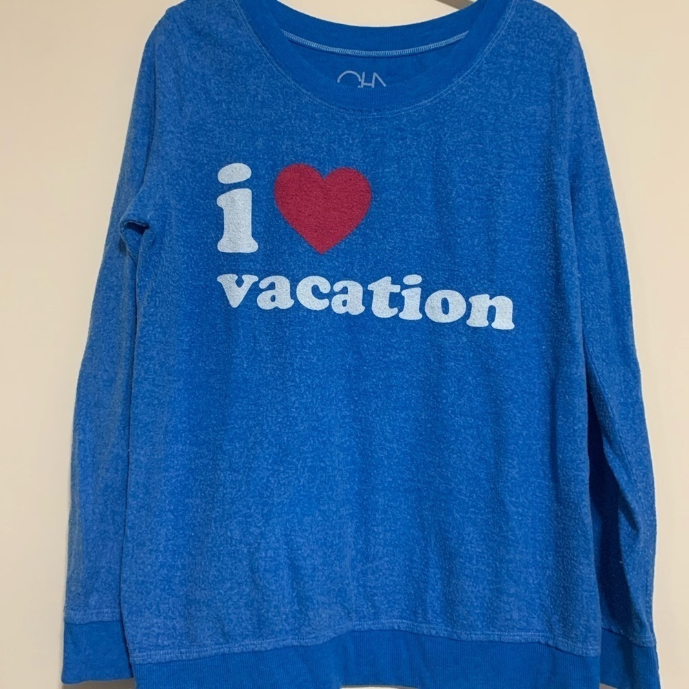 Chaser I love vacation sweater